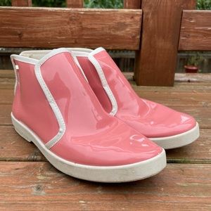 Rivieras Montante Pink Vinyl Rainboots size 7